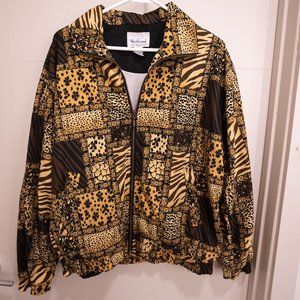 Leopard Print Vintage Jacket